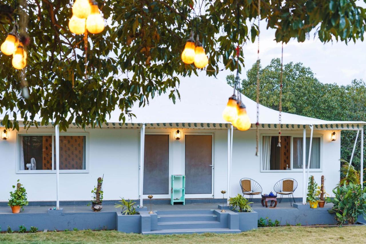 Saffronstays Aatman Tents - Glamping With Al-Fresco Dining Mahabaleshwar Bagian luar foto